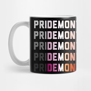 PriDEMONth Lesbian Mug